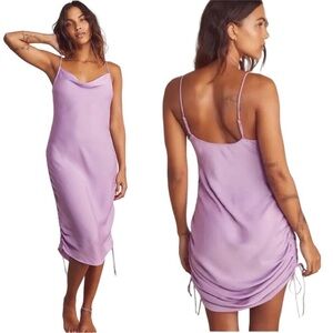 FREE PEOPLE Day to Night Convertible Slip Dress in Light Purple